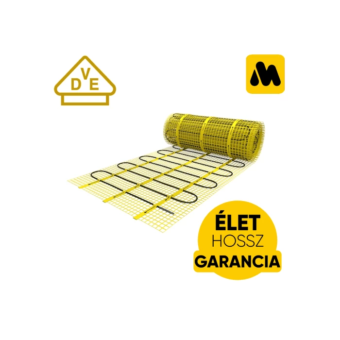 [320808202500] MAGNUM Mat elektromos fűtőszőnyeg 20 m2 = 2500 W (125 Watt/m2) elektromos padlófűtés