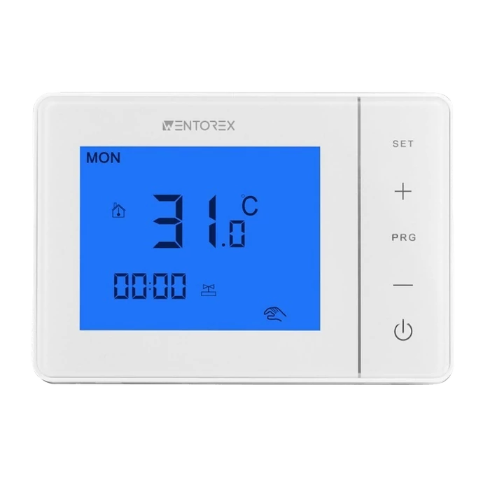 [41651034003CW1] WENTOREX Control CW-1 digitális szobatermosztát központi fűtéshez (3A)