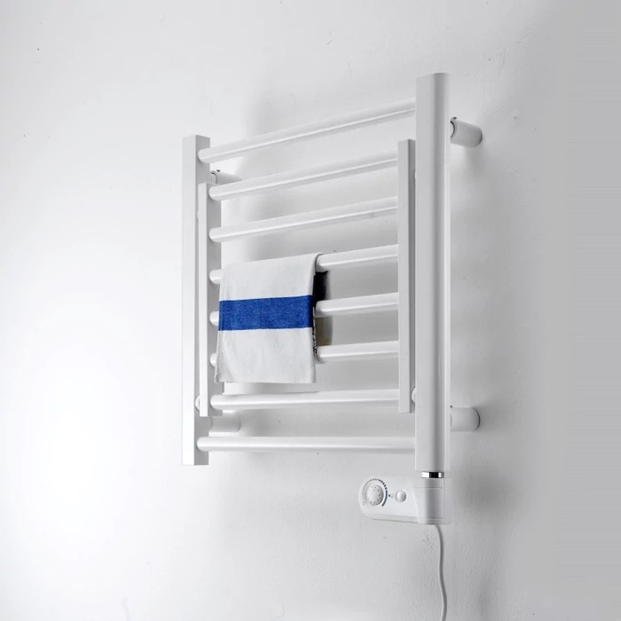 [382828300150] Deltacalor PAPILLON 150 Watt elektromos törölközőszárítós radiátor - nyitható radiátor taggal (fehér)