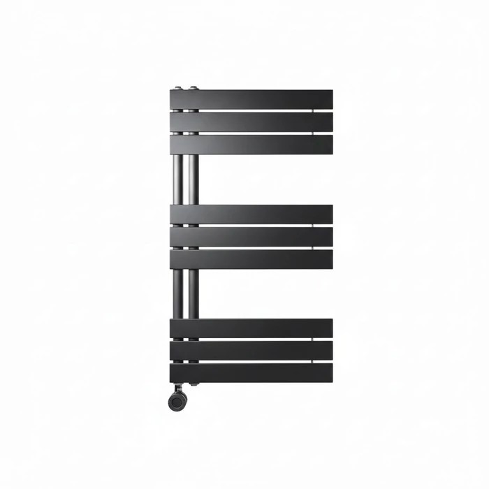 [3861615B04005] WENTOREX Asymmetric Electric 400 Watt elektromos törölközőszárító radiátor (fekete - 500 mm)
