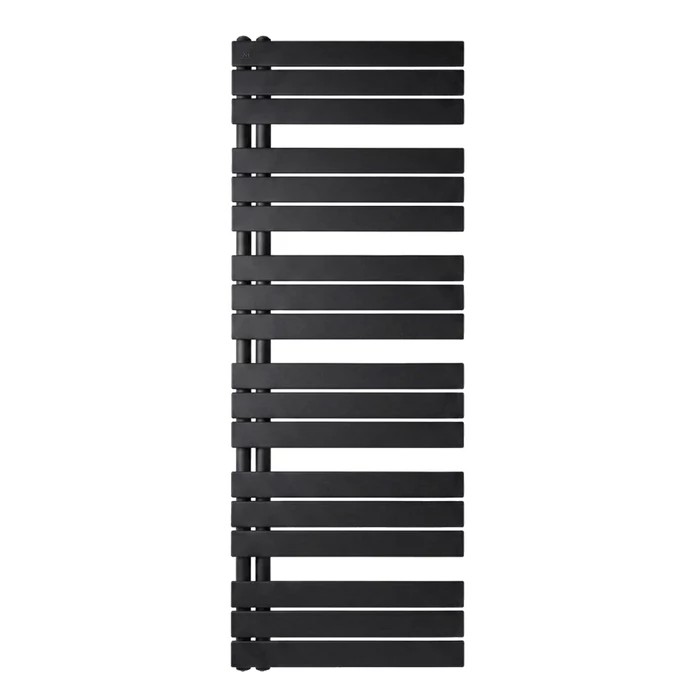 [386561AS60016B] WENTOREX Asymmetric Central 600/1640 vízteres, törölközőszárító radiátor (fekete - 600 mm)