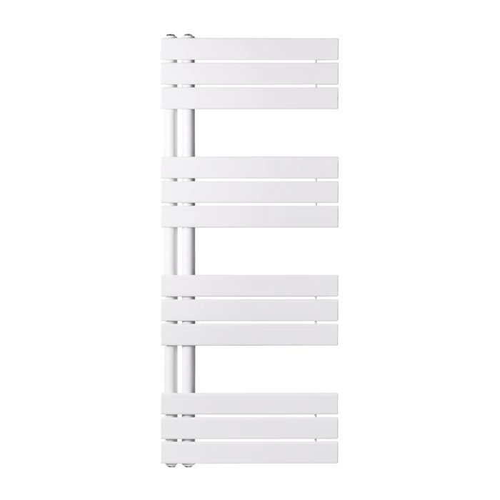 [386561AS50012W] WENTOREX Asymmetric Central 500/1200 vízteres, törölközőszárító radiátor (fehér - 500 mm)