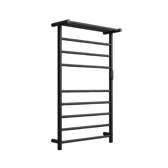[3865612B01806] WENTOREX Mini Electric Orizzo 180 Watt elektromos törölközőszárító radiátor (fekete - 600 mm)