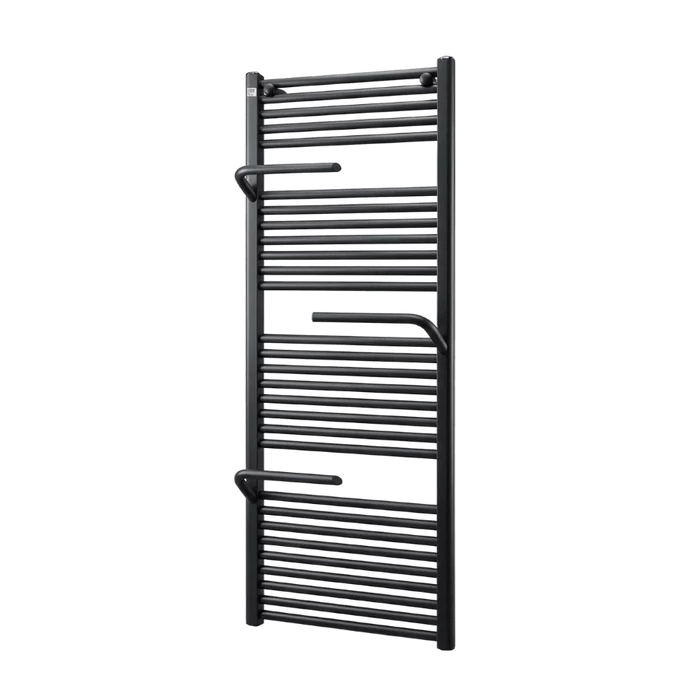 [386561DI55015B] WENTOREX Distinto Central 550/1500 vízteres, törölközőszárító radiátor (fekete - 550 mm)