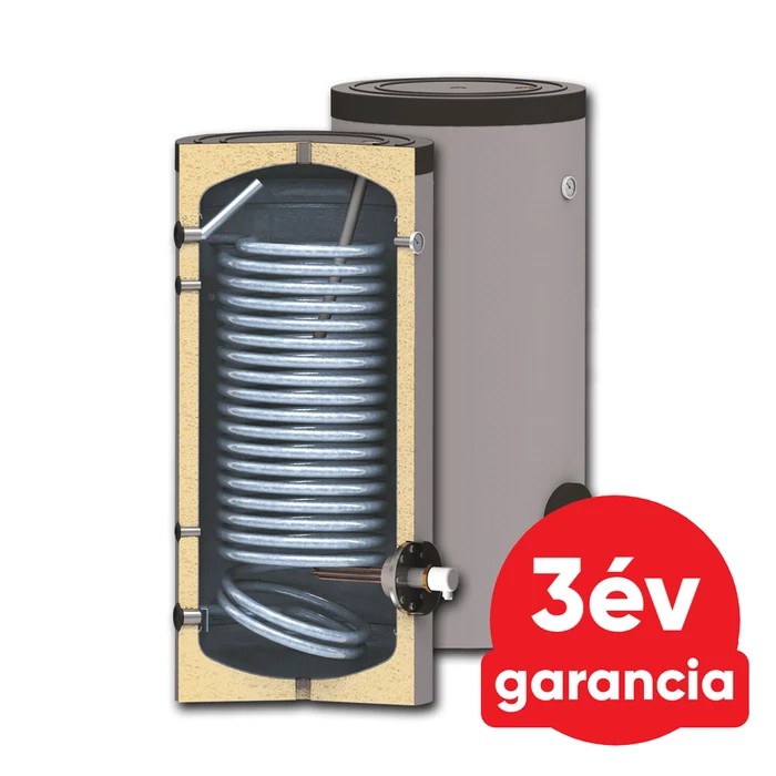 [230303SWPN150] SUNSYSTEM SWP N 150 indirekt használati meleg víz tartály hőszivattyúhoz (150 liter) - 1 hőcserélővel