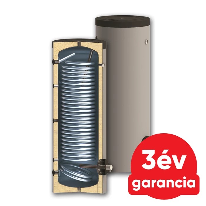 [230303SWPNL400] SUNSYSTEM SWP NL 400 indirekt használati meleg víz tartály hőszivattyúhoz (400 liter) - 1 hőcserélővel