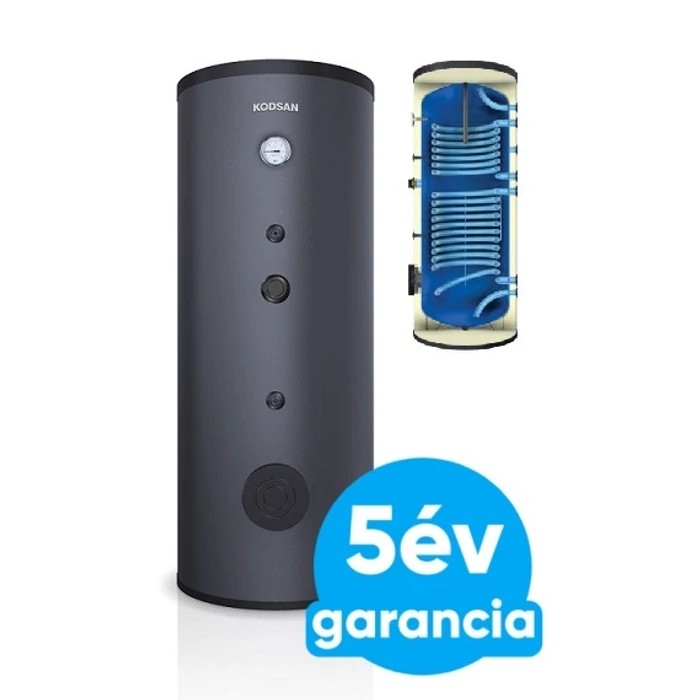 [235151022500B] KODSAN KBD-B 2500 indirekt használati meleg víz tartály (2326 liter) - 2 hőcserélővel