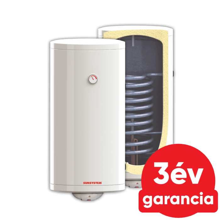 Sunsystem BB V/S1 R 200 fali álló indirekt HMV tartály 1 hőcserélővel (jobbos / 200 liter / 3 kW)