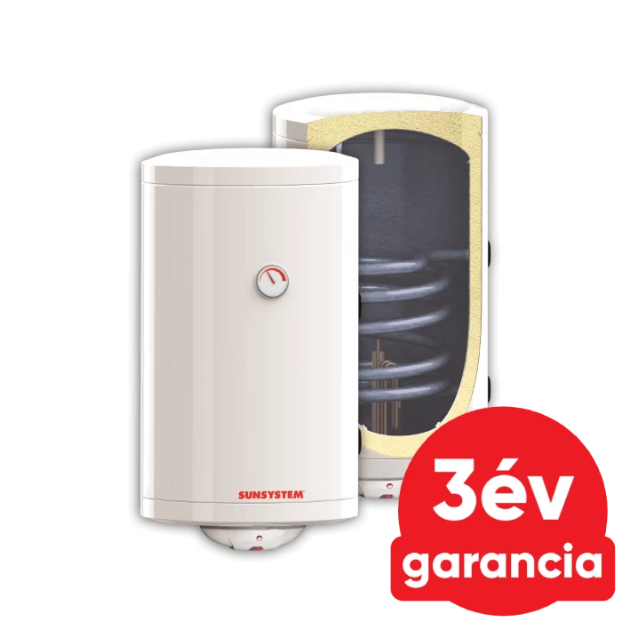 Sunsystem MB V/S1 L 120 fali álló indirekt HMV tartály 1 hőcserélővel (balos / 120 liter / 2 kW)
