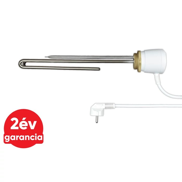 [753636543000R] Eliko elektromos fűtőbetét 3 kW, beépített termosztáttal (5/4" - rozsdamentes)