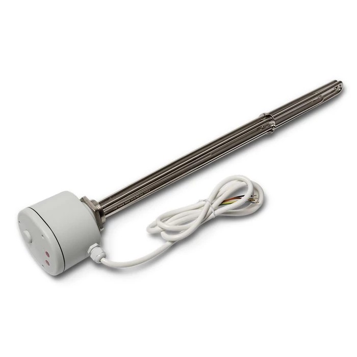 [755757649000G] UNIVAL elektromos fűtőbetét 9 kW - beépített termosztáttal (6/4" / 400V / galvanizált)