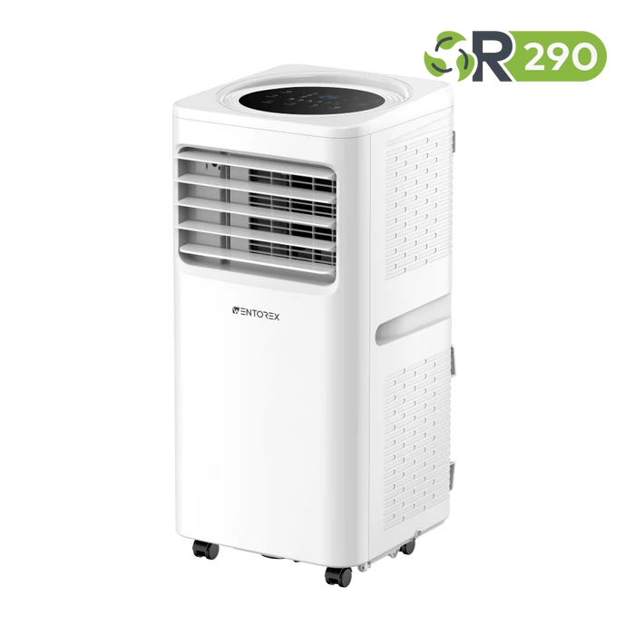 [636578012FLO] WENTOREX Florida 12 Mobil hűtő-fűtő mobil klíma, fehér (R290 / 3,5 kW / 230V)