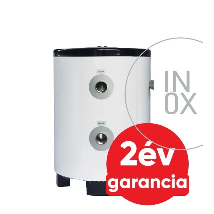 [22454500HPB050] FALCON HPB 50 INOX hűtési és fűtési puffer tartály szigeteléssel hőszivattyúhoz (50 liter)