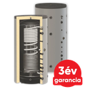 Sunsystem HYG B R1 1000 fűtési puffer tartály 1 db hőcserélővel, 1 db inox HMV hőcserélővel (859 liter)