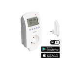 WENTOREX Control TSA-1 WiFi univerzális konnektoros szobatermosztát szobahőmérséklet érzékelővel (16A)