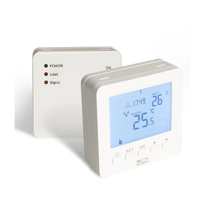 [41101024RF03AB] Falcon RF Control Basic programozható, digitális szobatermosztát központi fűtéshez (3A)