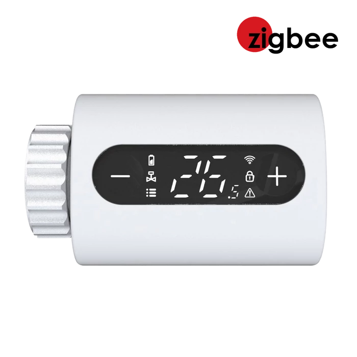 [416510360R2TF] WENTOREX Control R-2 ZigBee érintőképernyős programozható radiátor termosztát, termofej