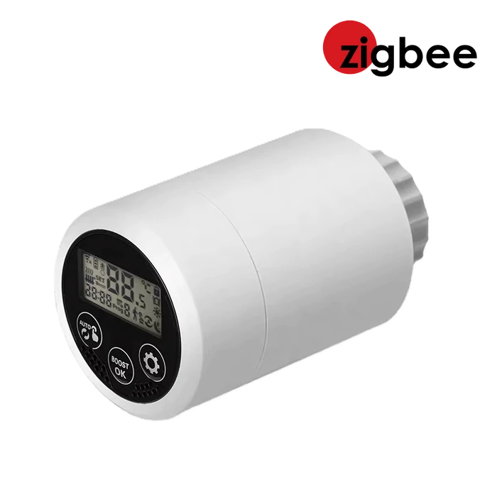 [416510360R1TF] WENTOREX Control R-1 ZigBee érintőképernyős programozható radiátor termosztát, termofej