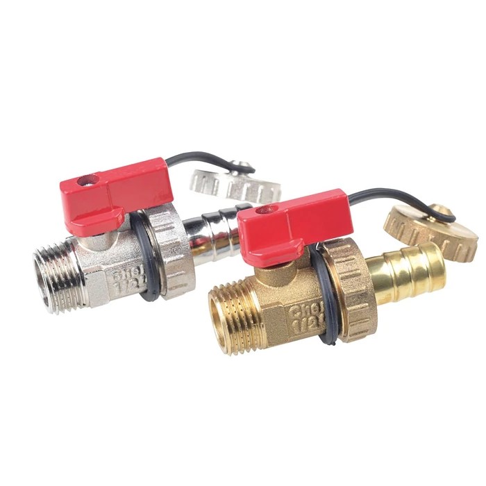 [7850470600012] CherNorm töltő-leeresztő gömbcsap 1/2" króm