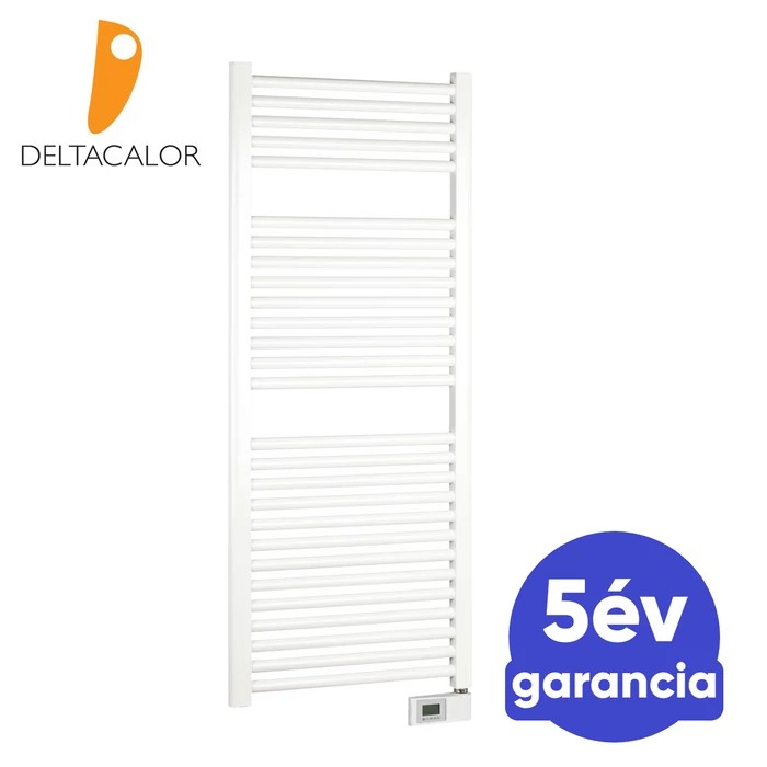 [VS241219B] Értékcsökkent Deltacalor Electro 500 Watt elektromos törölközőszárítós radiátor (fehér - 500 mm)