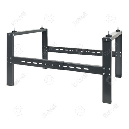 [HTGKZL099] Klímatartó konzol (antracit) talajra-tetőre, hóhatár konzol Terhelhetőség: 200 kg-ig, (400x540x480-830 mm)