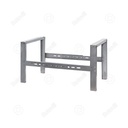 Klímatartó konzol (rozsdamentes) talajra-tetőre, hóhatár konzol Terhelhetőség: 200 kg-ig, (400x420x480-830 mm)