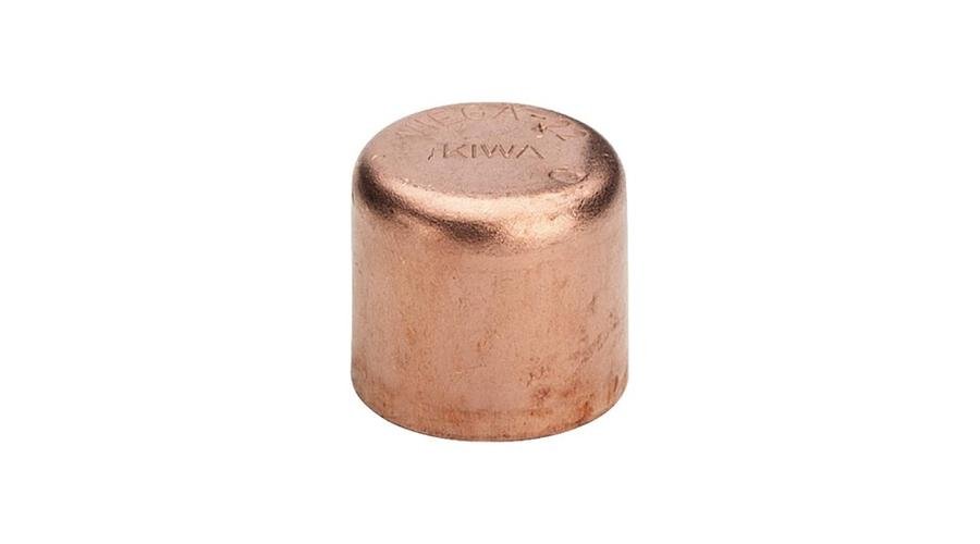 Réz forrasztható záró kupak 42mm