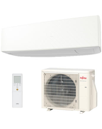Fujitsu Design 2020 ASYG09KETA/AOYG09KETA oldalfali inverteres klíma 2,5 kw Pearl white X White