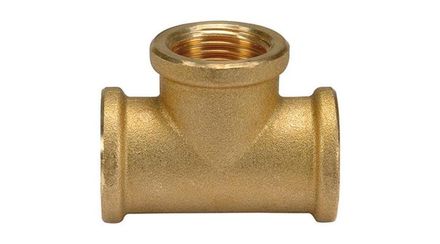 Réz menetes T -idom 5/4"