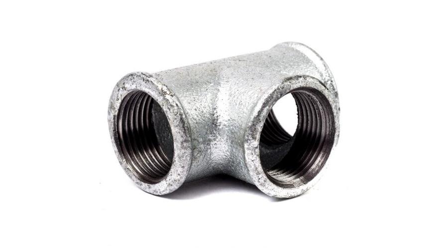 Horganyzott egál T-idom 2"