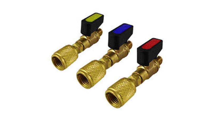 REFCO CA-1/4" SAE-R Szervizcsap (piros)