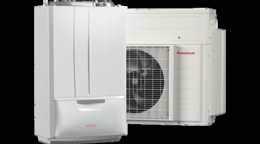 Immergas Victrix Hybrid monoblokkos hőszivattyú 4 kW + kondenzációs gázkazán 24 kW