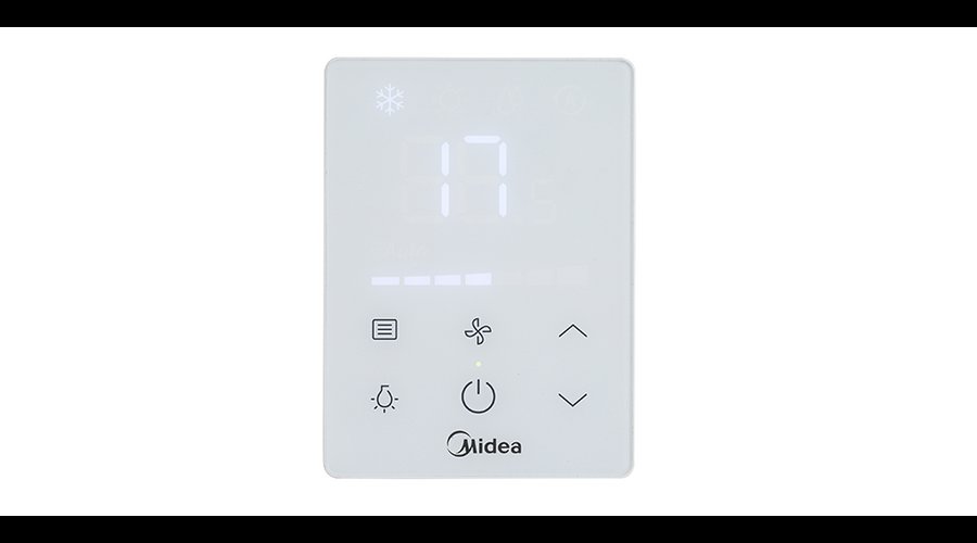 Midea ​KJRP-75A/BK-E távirányító parapetes fan-coilhoz