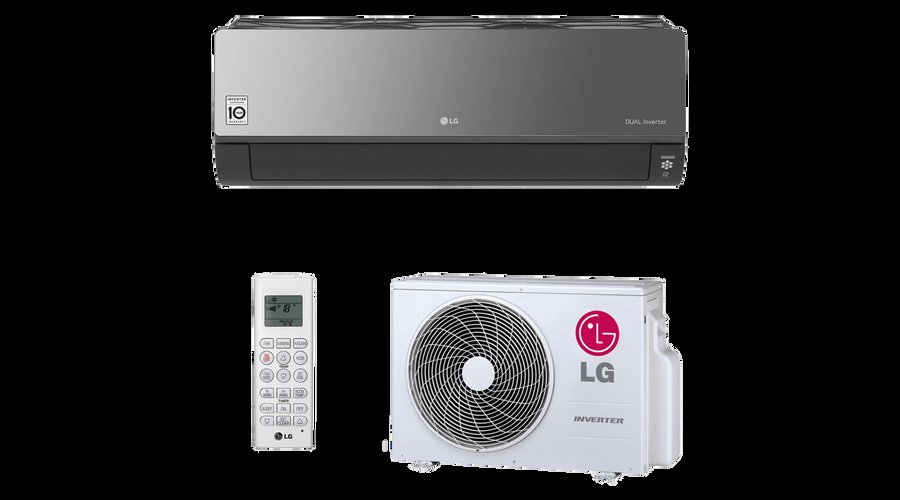 LG AC24BK ART COOL Mirror oldalfali split klíma csomag 7,1 kW, beépített Wi-Fi