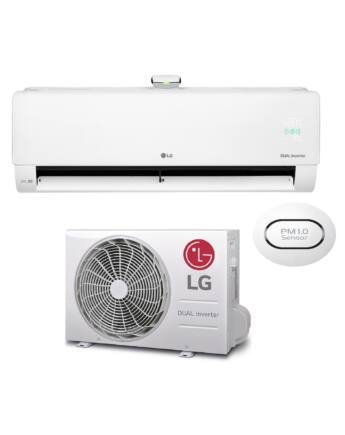 LG Dual Cool&Pure AP12RK Oldalfali Inverteres Split klíma csomag 3,5 kW