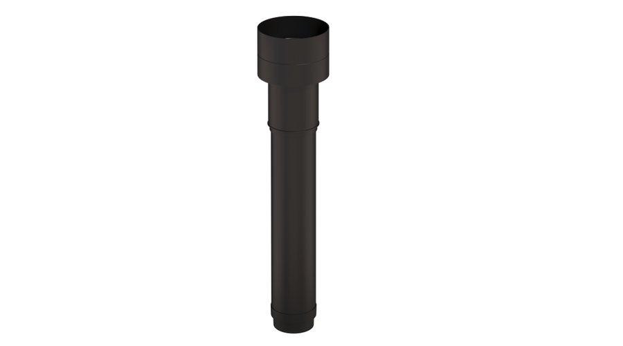 UBBINK Tetőátvezető idom 1100mm, DN150 (fekete)