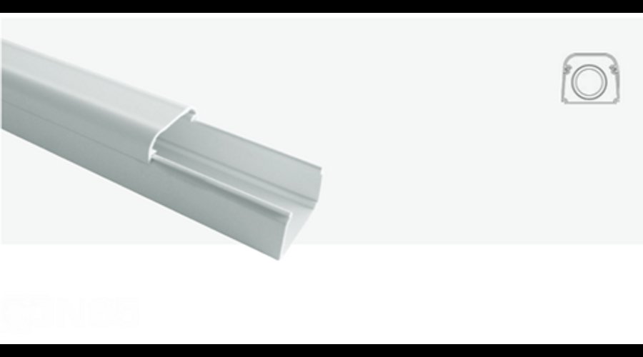 Kábelcsatorna VECAMCO 35x30 dekorcsatorna (9810-001-08) (64m/doboz)