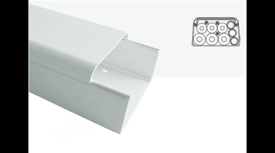VECAMCO Kábelcsatorna 70x55 (9804-002-08) (24m/doboz)