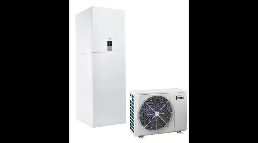 Ferroli Omnia ST 3.2 HI6 12T 3 fázis 12 kW hőszivattyú 240 l HMV tárolóval