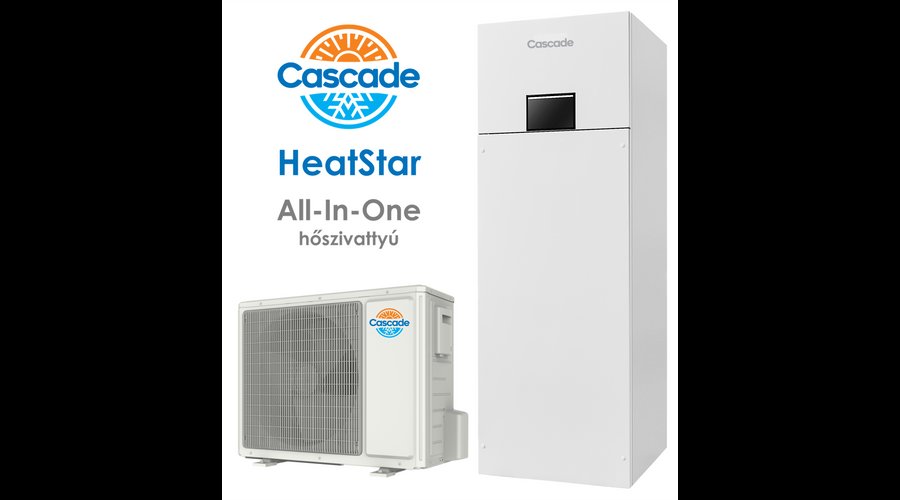 CASCADE HEATSTAR CRS-CQ16PDG/NHH2-M 16 KW ALL-IN-ONE OSZTOTT HŐSZIVATTYÚ