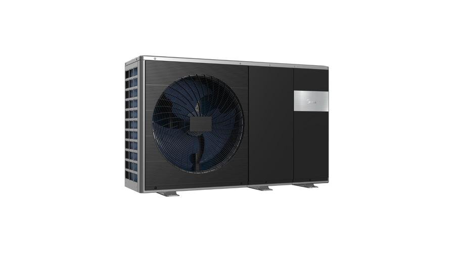 Midea MHC-V8WD2N7-E30 monoblokkos M-Thermal hőszivattyú (R290, 8 kW, 1 fázis, fűtőbetét 3 kW, fekete)