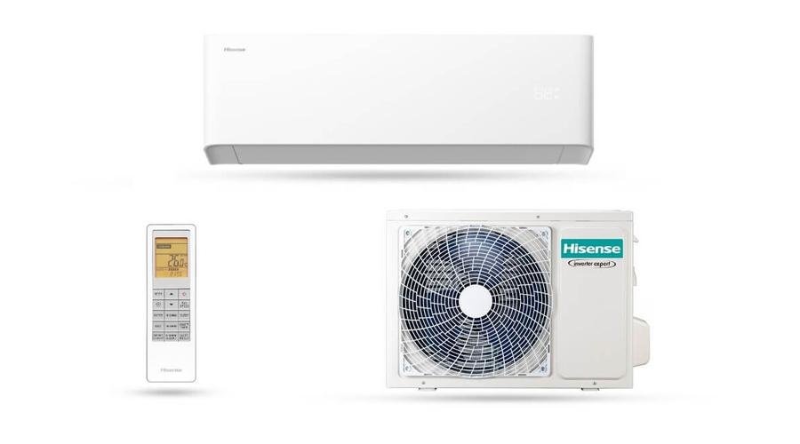 Hisense Uni HB HB25XU0A oldalfali split klíma csomag 2,6 kW
