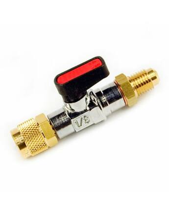 REFCO CA-1/4"SAE-1/2"-20UNF-R Golyóscsap Piros