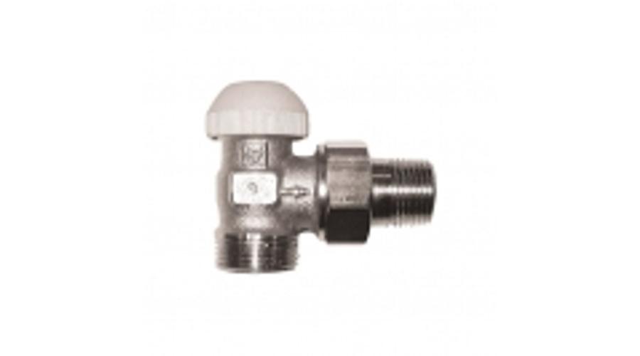 Herz 1/2" termosztatikus sarok radiátorszelep (3/4" euk. csatlakozással)