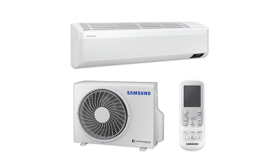 Samsung Wind-Free Avant AR18TXEAAWKNEU/XEU oldalfali split klíma csomag 5 kW
