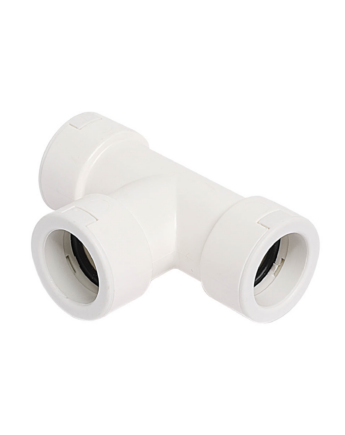 Kondenzvíz gégecső T-idom PVC 20mm (fehér)
