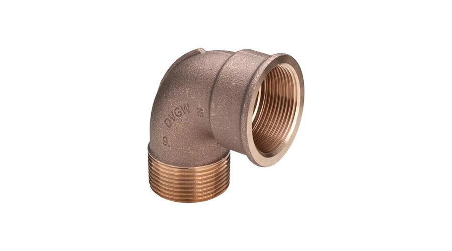 [1/4kbviega] Viega menetes vörösöntvény könyök 1/4"
