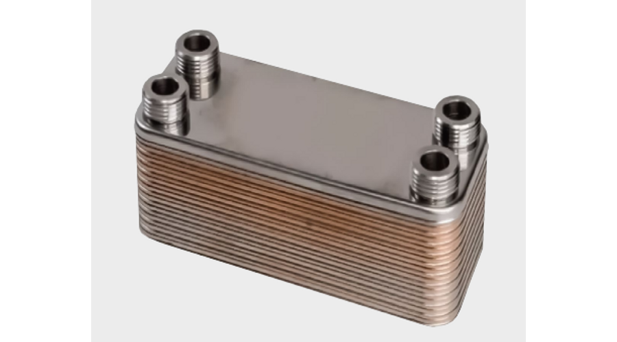 Lemezes hőcserélő 60kw, 1"x4