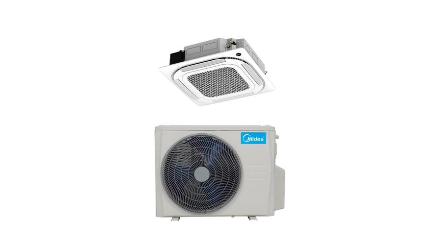 Midea MCA4-12HRFNX kazettás split klíma csomag 3,5 kW (breezeless funkciós)