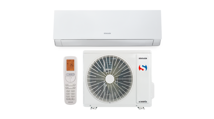 Sinclair Marvin SIH-12BIMW/SOH-12BIM oldalfali split klíma csomag 3,5 kW (fehér)